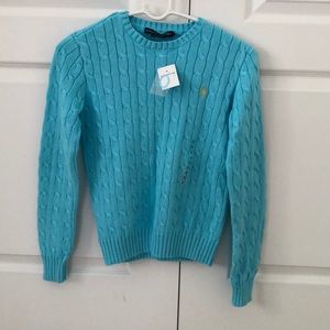Authentic, Light Blue Ralph Lauren Sweater!